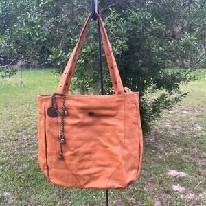 Buttery Soft Vintage Pebble Grain Italian Leather Sigerson Morrison Tote Bag